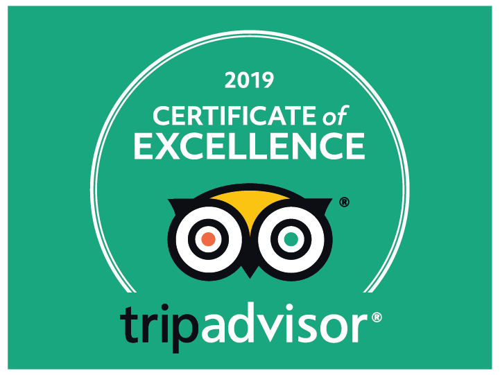 Tripadvisor - Certificate of Excellence 2019